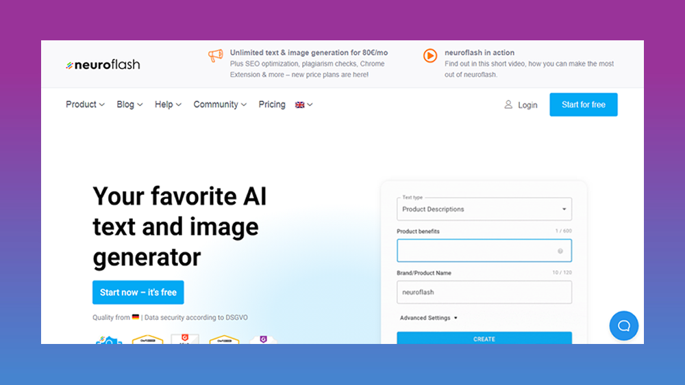 Neuroflash AI