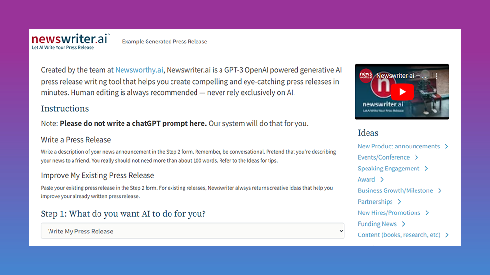 Newswriter AI