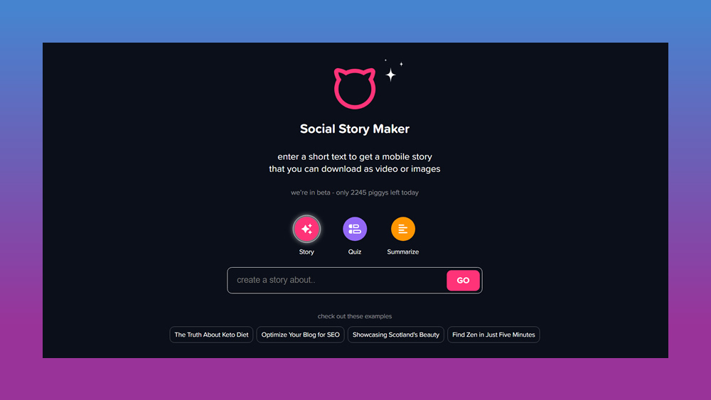 Piggy Magic AI: Social Story Maker