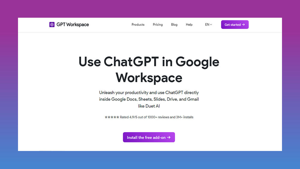 GPT Workspace AI