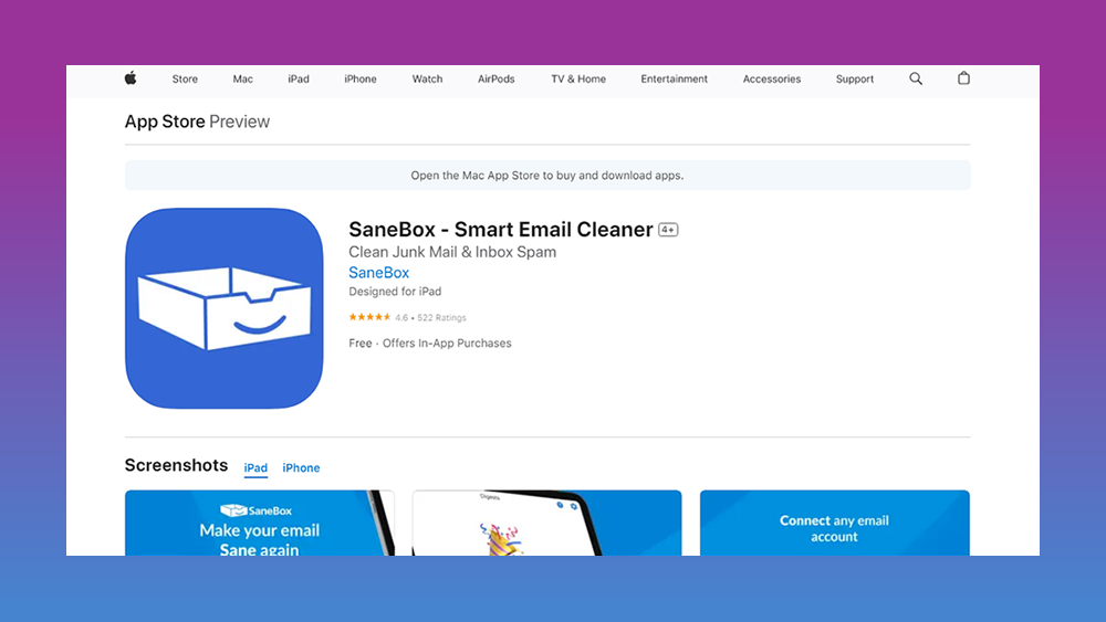 SaneBox AI