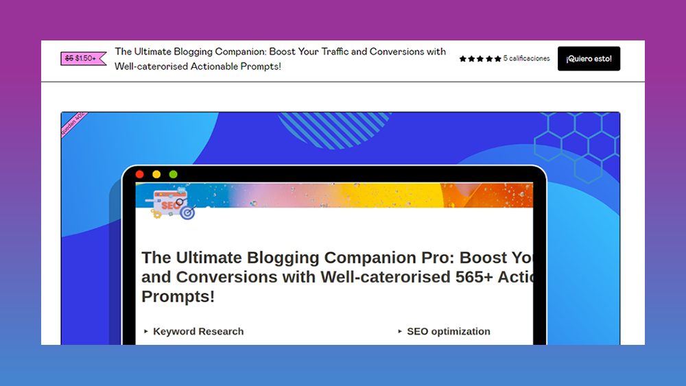Ultimate Blogging Companion AI