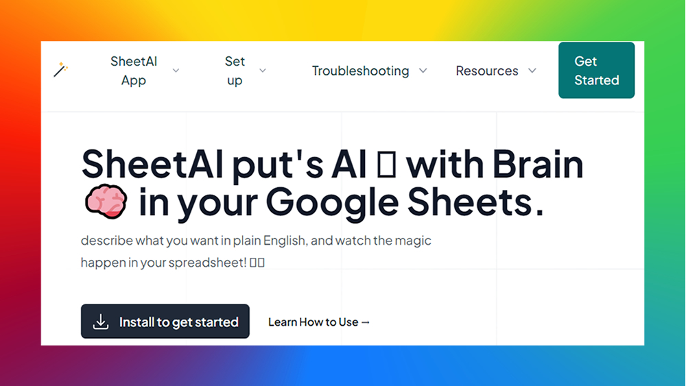 Sheet AI app