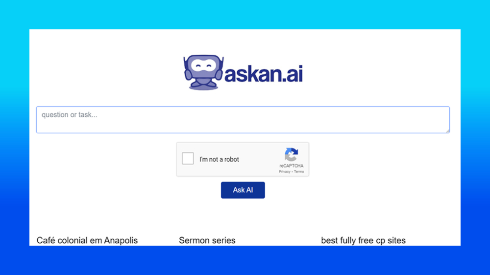 Ask An AI