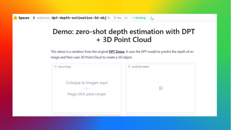 DPT Depth Estimation AI