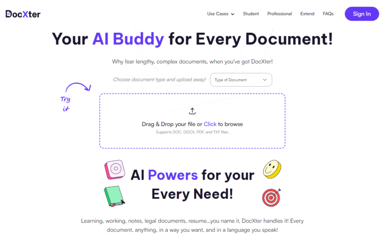 DocXter AI - Interactive Document Intelligence