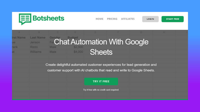 Botsheets AI