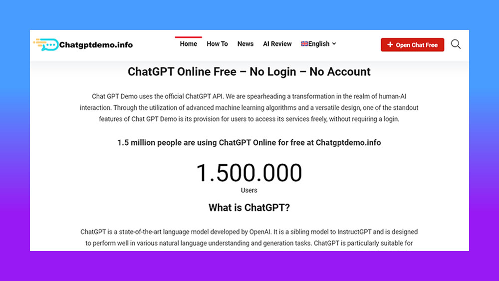 ChatGPT Online Free