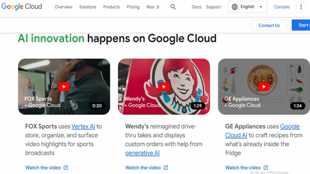 Google Cloud AI 1