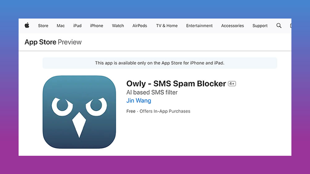 Owly - GPT Spam Blocker