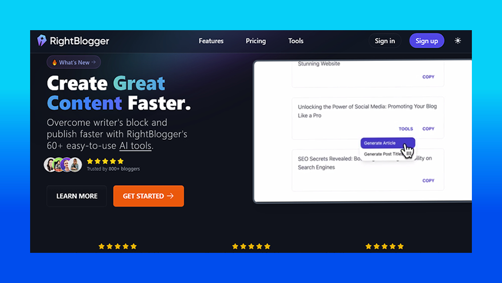 RightBlogger AI