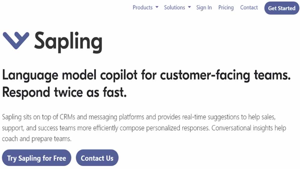 sapling AI 1