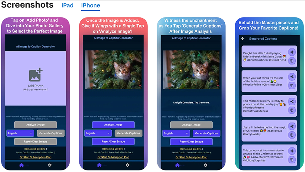 AI Image to Caption Generator 1