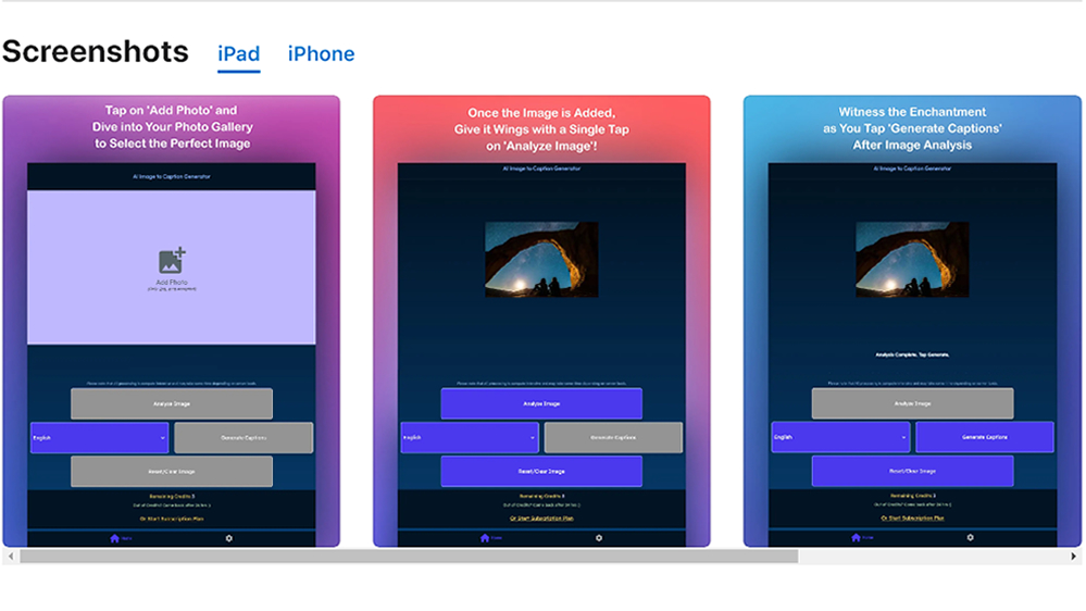 AI Image to Caption Generator 2