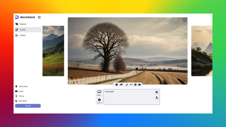 Decohere AI: Transforming Text Prompts into Visual Masterpieces