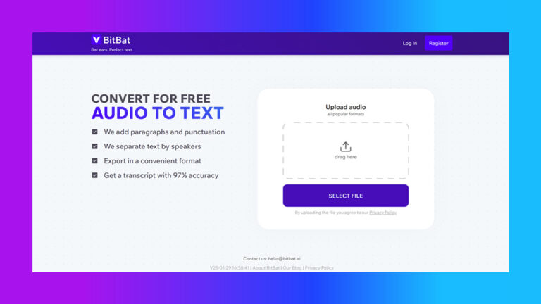 BitBat: AI Transcription Tool for Journalists & Content Creators