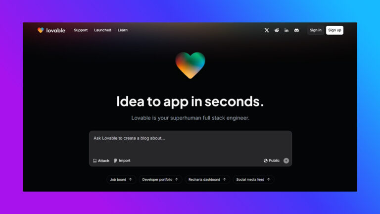Lovable: The Future of No-Code AI App Development